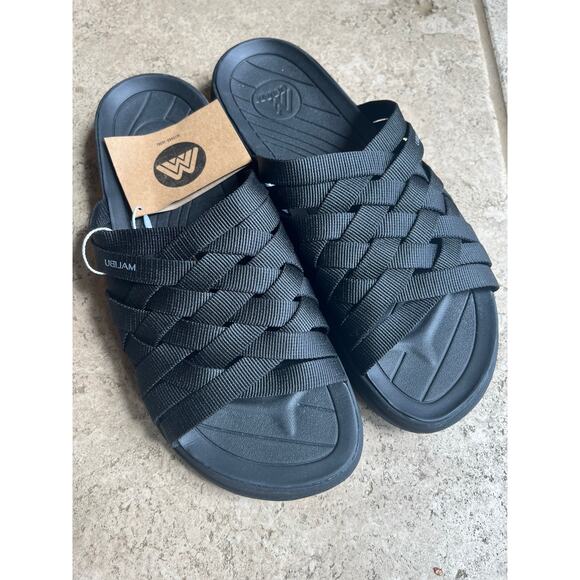 Malibu Sandals ZUMA NYLON BLACK new with tags multiple sizes - Picture 3 of 16